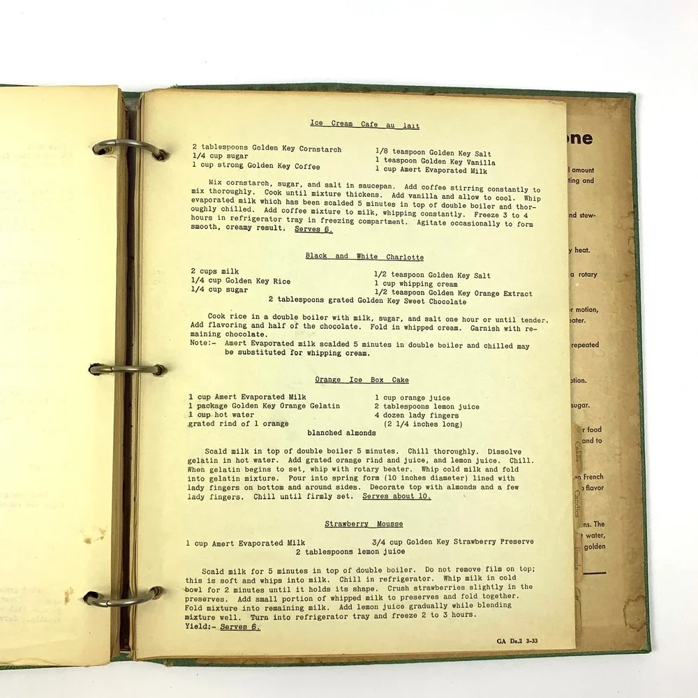 The Great American Tea‎ Co Recipe Binder w/ Recipes Test Kitchen News READ/SEE
